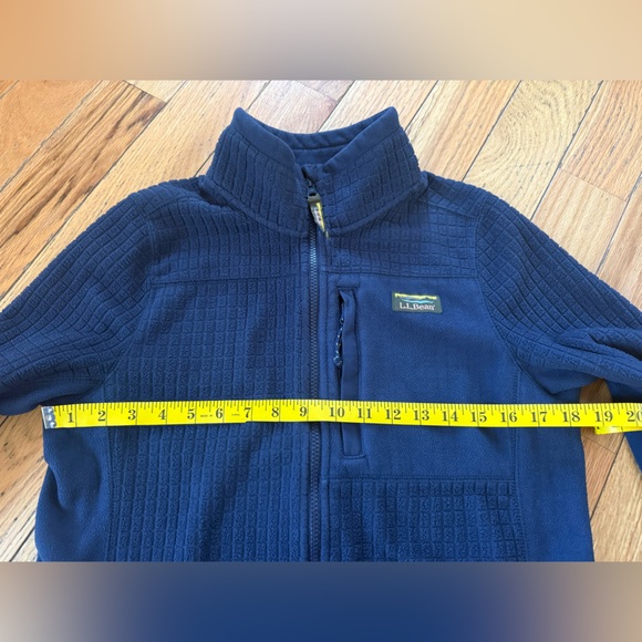 LL Bean Mountain Classic Windproof Fleece Jacket Womens Sz M Full Zip Navy Blue - Picture 8 of 11